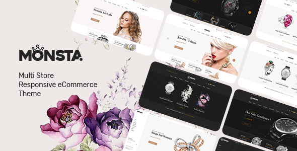 Download Free Monsta v1.0.2 – Jewelry Theme for WooCommerce WordPress