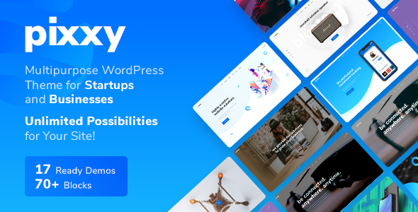 Download Free Pixxy v1.0.5 – App, Software & SaaS Startup WordPress