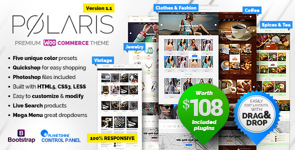 Download Free Polaris v1.1.39 – Minimal & Powerful Multipurpose Theme