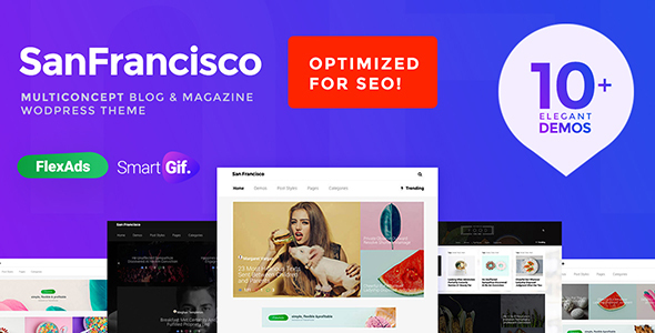 Download Free SanFrancisco v1.3.3 – MultiConcept Blog & Magazine Theme
