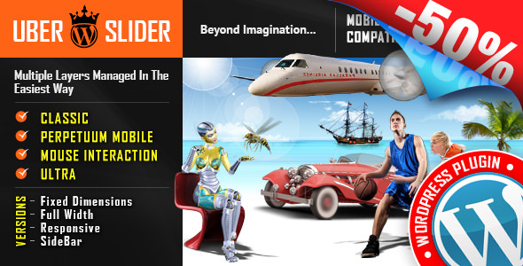 Download Free UberSlider v1.8.3.1 – Layer Slider WordPress Plugin