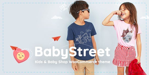 Download Free BabyStreet v1.2.2 – WooCommerce Theme for Kids Stores and Baby Shops Clothes and Toys