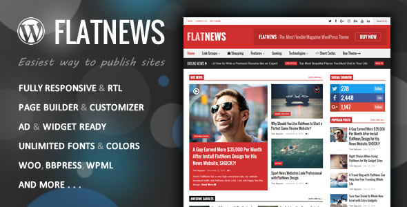 Download Free FlatNews v4.1 – Responsive Magazine WordPress Theme Download Free FlatNews v4.1 – Responsive Magazine WordPress Theme