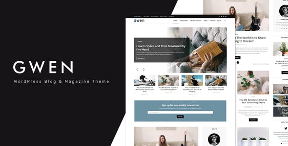 Download Free Gwen v1.2 – Creative Personal WordPress Blog Theme
