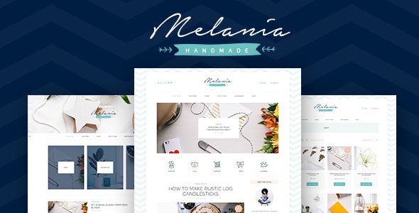 Download Free Melania v1.5.2 – Handmade Blog & Shop WordPress Theme