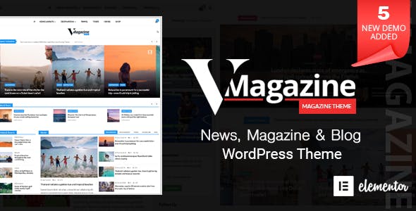 Download Free Vmagazine v1.1.5 – Blog, NewsPaper, Magazine Themes