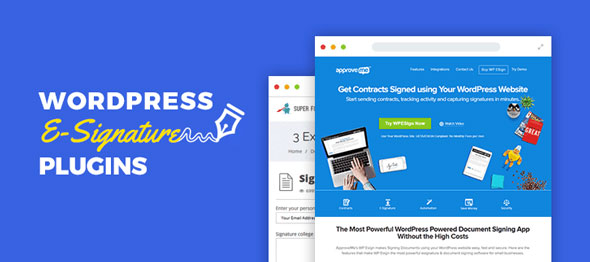 Download Free WP E-Signature v1.5.4.9 + Addons